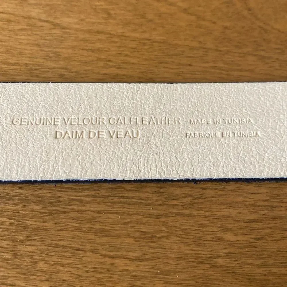 Hugo Boss suede belt